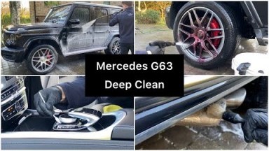 Deep Cleaning a Mercedes G63 AMG // Interior & Exterior Detail