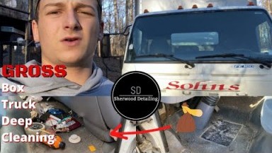 GROSS Box Truck Interior Deep Cleaning - Satisfying Auto Detailing 4K